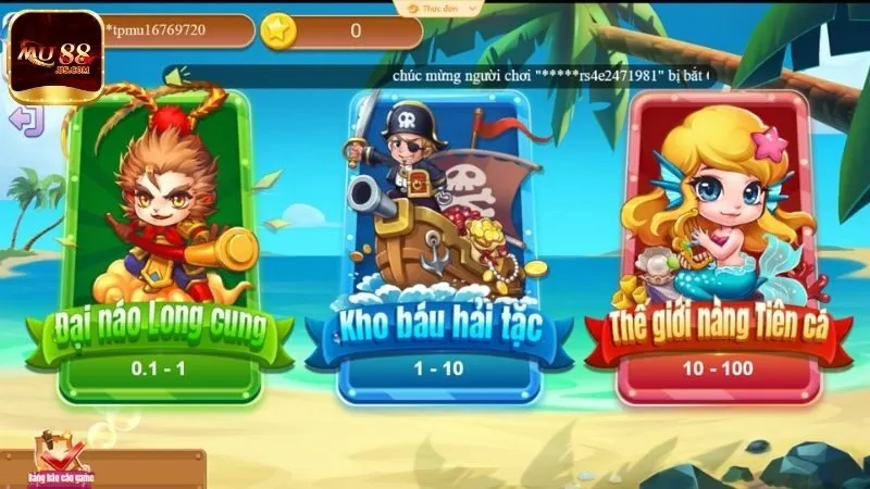 Giới thiệu Bắn Cá Tiên MU88