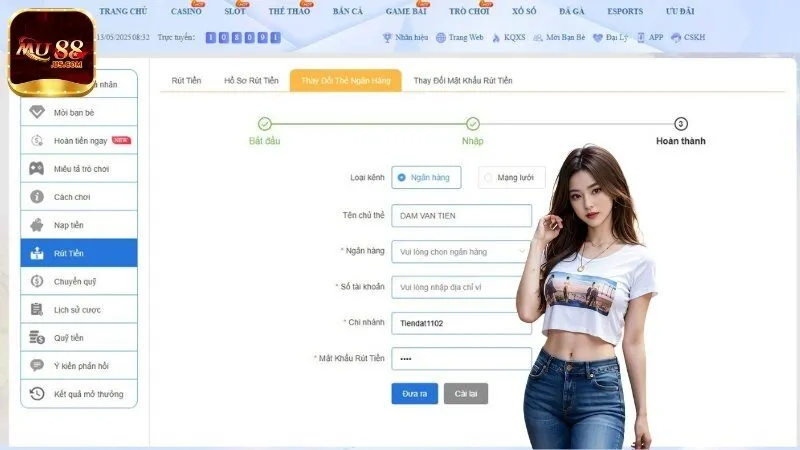 Thêm thông tin ngân hàng